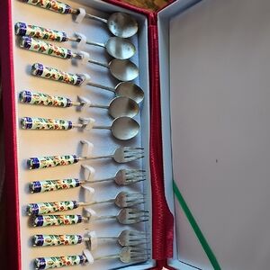 Korean 999 Silver Chilbo Boxed 12p Set